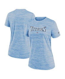 Nike women's Light Blue Tennessee Titans Sideline Velocity Performance T-shirt