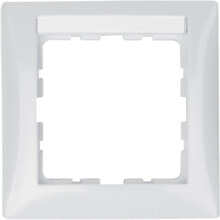 Умные розетки, выключатели и рамки Berker 10118919 рамка для розетки/выключателя Белый