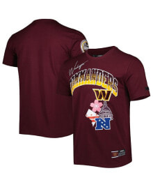 Купить мужские футболки и майки Pro Standard: Men's Burgundy Washington Commanders Hometown Collection T-shirt