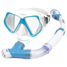 Masks and snorkels for scuba diving