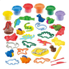 PLAYGO Set Plasticine Animals Dinosaurs 23 Units