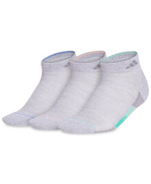 adidas women's 3-Pk. Superlite 3-Stripe Low Cut Socks