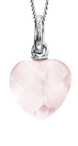 Ювелирные колье romantic silver necklace with rosary ERN-HEART-RQ (chain, pendant)