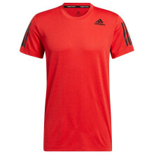 Мужские спортивные футболки мужская спортивная футболка красная с логотипом ADIDAS H.RDY Warri Short Sleeve T-Shirt