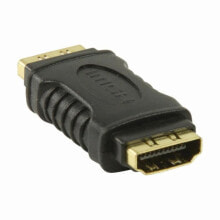 Компьютерные разъемы и переходники Nedis CVGP34900BK кабельный разъем/переходник HDMI Черный