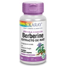 Витамины и БАДы для пищеварительной системы Solaray Berberine Экстракт корня берберина + крыжовником 60 растительных капсул