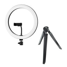 Купить фотоаппараты моментальной печати iggual: IGGUAL Mini Tripode And ring light 19 cm