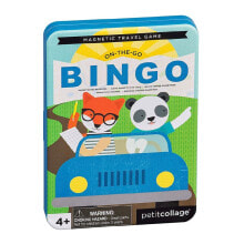 Настольные игры для компании pETIT COLLAGE Magnetic Travel Game On-The-Go Bingo