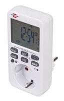 Brennenstuhl 1506320 - Weekly timer - White - Digital - LCD - Buttons - 24h