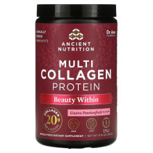 Коллаген Эншент Нутришен, Multi Collagen Protein, Beauty Within, гуава и маракуйя, 276 г (9,74 унции) (Товар снят с продажи) 