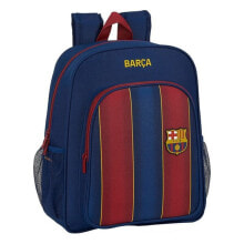 Детские школьные рюкзаки и ранцы для мальчиков школьный рюкзак для мальчика F.C. Barcelona бордово-синий цвет, 12 л