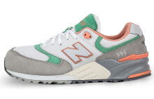 New Balance NB 999 低帮 跑步鞋 男女同款 灰白绿 / Кроссовки New Balance NB 999 ML999CCW