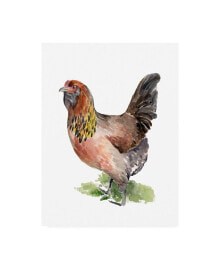 Trademark Global jennifer Paxton Parker Chicken Dance II Canvas Art - 15.5