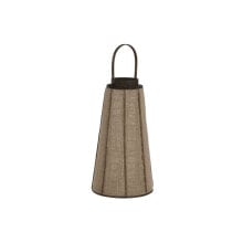 Candleholder Home ESPRIT Natural Jute Bamboo 30,5 x 30,5 x 56,5 cm