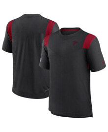 Nike men's Black Atlanta Falcons Sideline Tonal Logo Performance Player T-shirt