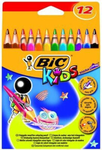 Цветные карандаши для рисования для детей Bic KREDKI OŁÓWKOWE BIC KIDS EVOLUTION ECOLUTIONS PUDEŁKO 12 SZT - 829029