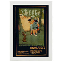 Bilderrahmen Poster 1913 Hullo