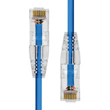 Кабели и разъемы для аудио- и видеотехники proXtend S-6AUTP-002BL сетевой кабель Синий Cat6a U/UTP (UTP)