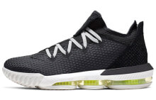 Nike Lebron 16 Low Black Python 低帮 实战篮球鞋 男款 黑色 / Кроссовки Nike Lebron 16 Low Black Python CI2668-004