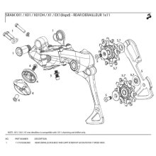 SRAM Rear Derailleur GX DH/X01DH 7s Hex 5 B-Bolt And Limit Screw Kit Set