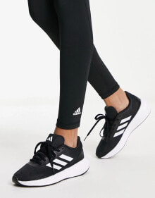 adidas Running – Run Falcon 3.0 – Sneaker in Schwarz und Grau