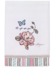 Avanti butterfly Garden Cotton Fingertip Towel, 11