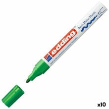 Постоянный маркер Edding 750 Зеленый (10 штук)