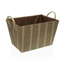 Basket Versa Beige Paper (26 x 22 x 36 cm)