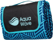 Пляжные аксессуары aquaWave AQUAWAVE picnic blanket 140x170cm ALADEEN geometric blue