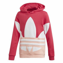 Children’s Sweatshirt Adidas Trefoil Coral