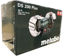 Купить электроинструменты Metabo: Metabo DS 200 Plus Doppelschleifmaschine 600W 604200000