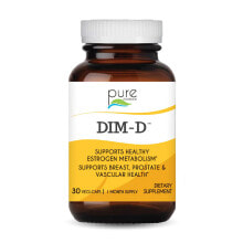 Витамины и БАДы pure Essence Labs Dim-D Дииндолилметан для здоровья груди, простаты и сосудов 30 капсул