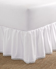 Laura Ashley crochet Ruffle Bedskirt, Queen