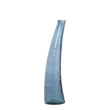 Floor vase Alexandra House Living Blue Crystal 21 x 21 x 73 cm