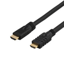 Deltaco HDMI-1250 - 25 m - HDMI Type A (Standard) - HDMI Type A (Standard) - 10.2 Gbit/s - Black