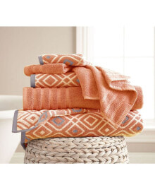 Modern Threads oxford Yarn Dyed 6-Pc. Towel Set
