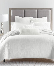 Hotel Collection etched Geo Comforter, Full/Queen, Created for Macy's