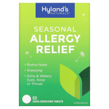 Hyland's, Seasonal Allergy Relief, 60 Quick-Dissolving Tablets