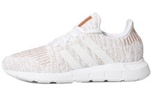 adidas originals Swift Run 休闲 减震防滑透气 低帮 跑步鞋 女款 白铜 / Кроссовки Adidas originals Swift Run EG7983