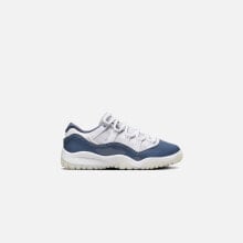 Jordan PS Air Jordan 11 Low - White / Midnight Navy / Diffused Blue / Football Grey