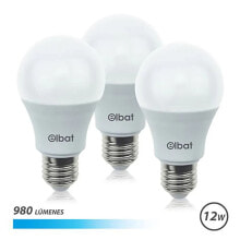 ELBAT A60 E27 12W Pack LED Bulb 3 Units