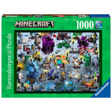 Детские развивающие пазлы RAVENSBURGER Puzzle Minecraft 70x50 cm 1000 Pieces