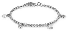 Браслеты Steel bracelet with stars Luce SCE12