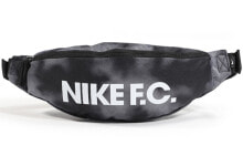Nike 户外旅行健身运动休闲 斜挎包手机包钥匙包腰包 男女同款情侣款 黑色 / Сумка Nike BA6110-010 Bag