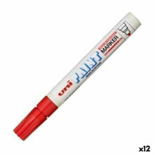 Постоянный маркер Uni-Ball PX-20 Красный (12 штук)