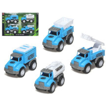 Комплект мини-грузовичков Синий