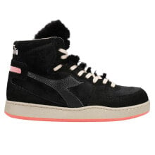 Купить мужская спортивная обувь Diadora: Diadora Mi Basket Gorilla High Top Mens Black Sneakers Casual Shoes 176583-8001