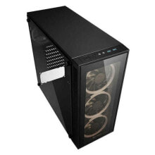 Компьютерные корпуса для игровых ПК блок полубашня ATX Galileo Sharkoon TG4 Чёрный