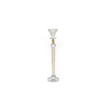 Candleholder Romimex Transparent Glass 6 x 31 x 6 cm