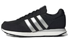 adidas Run 60s 3.0 Lifestyle 轻便耐磨防滑 低帮 跑步鞋 女款 黑银色 / Adidas Run 60s HP2249